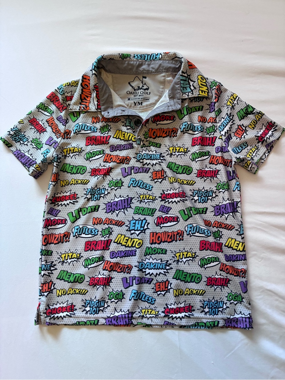 OGA - Kids' Multicolor Graphic Polo Shirt
